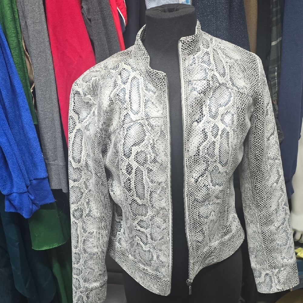 Ruby Rd Black and White Blazer Elegant Suit Jacket